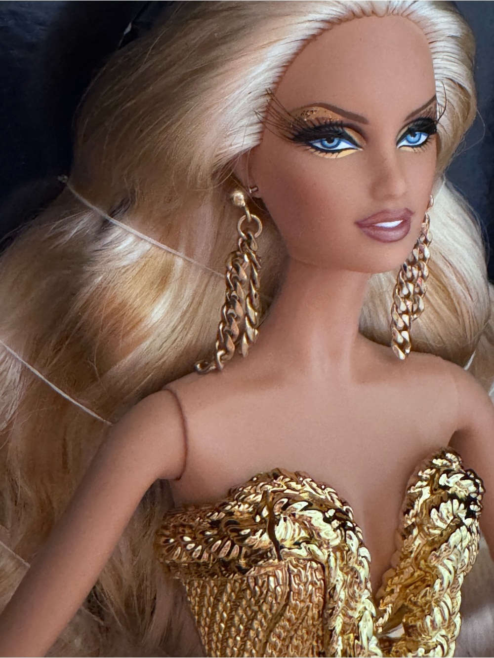 Barbie The Blonds Blond Gold Gold Label NRFB Collector Doll - Picture 8 of 13